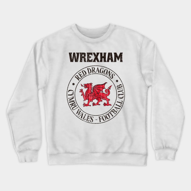 Wrexham Wales Crewneck Sweatshirt by Christyn Evans